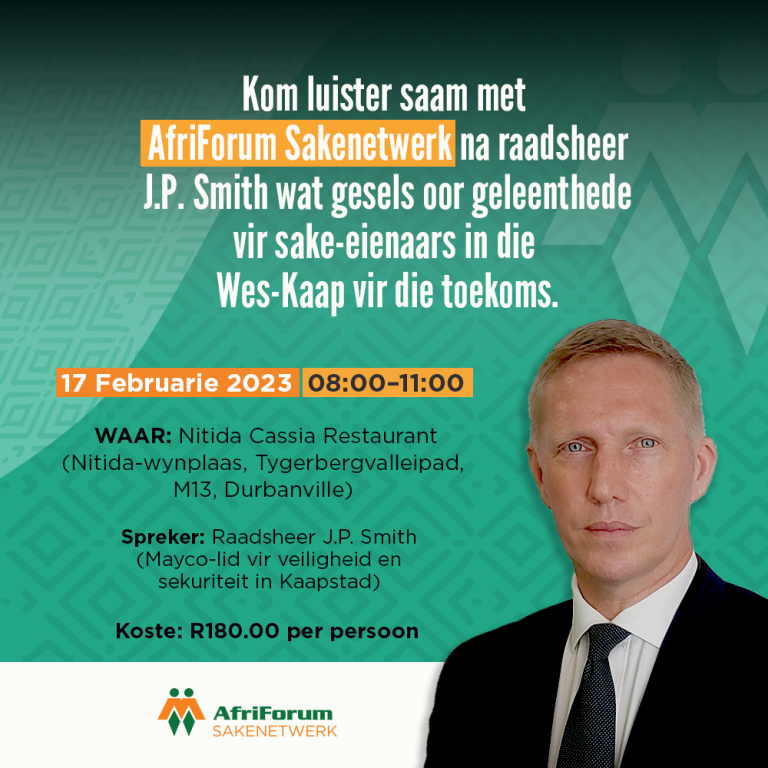 17 FEBRUARIE 2023 | AFRIFORUM SAKENETWERK EN DIE DURBANVILLE SAKEKAMER